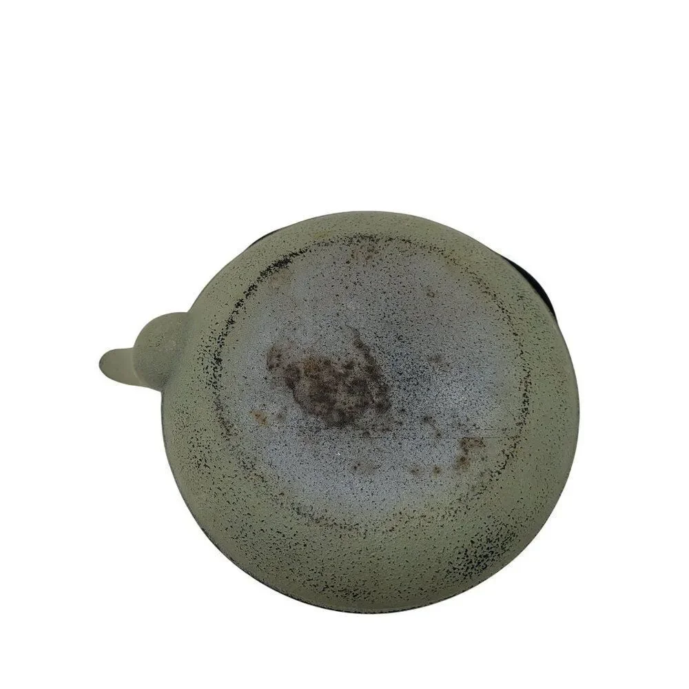 Cast Iron Teapot Sage Green‎ Lucky Elephant Parade Safari 3D Rare Collectible
